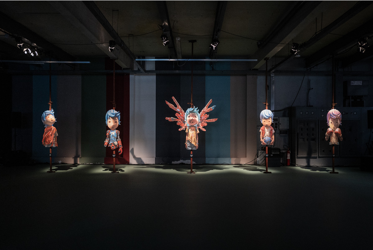 LOST PARADISE - Giovanni Motta - Artworks, Acrylic on shaped wood