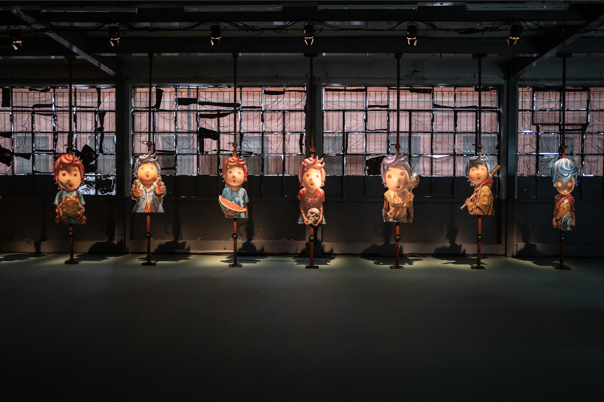 LOST PARADISE - Giovanni Motta - Artworks, Acrylic on shaped wood